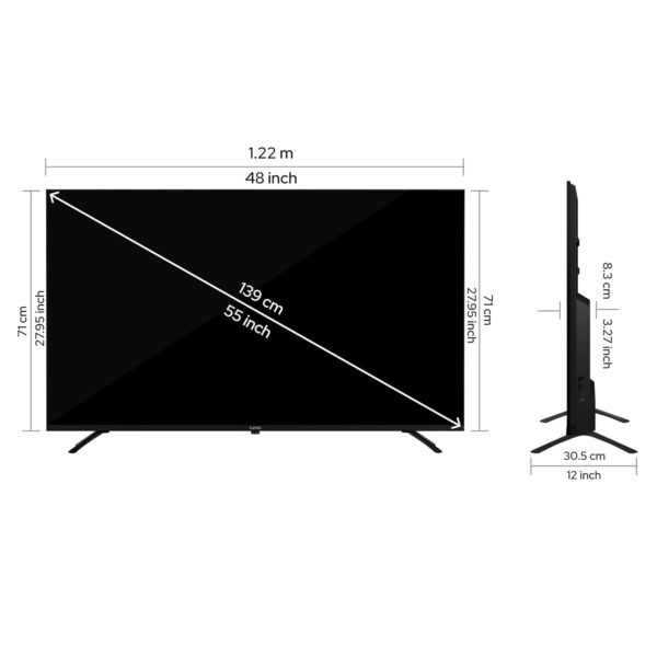 Lumio Vision 9 139cm (55 inches) 4K Ultra HD Smart QD-MiniLED Google TV EPIC1-ADSG - Image 6