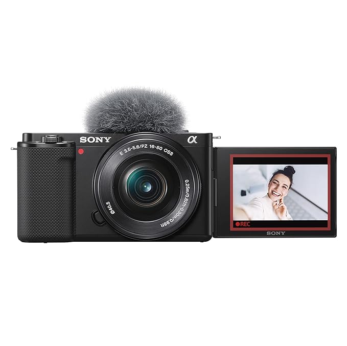 Sony Alpha ZV-E10L 24.2 Mega Pixel Interchangeable-Lens Mirrorless vlog Camera with 16-50 mm