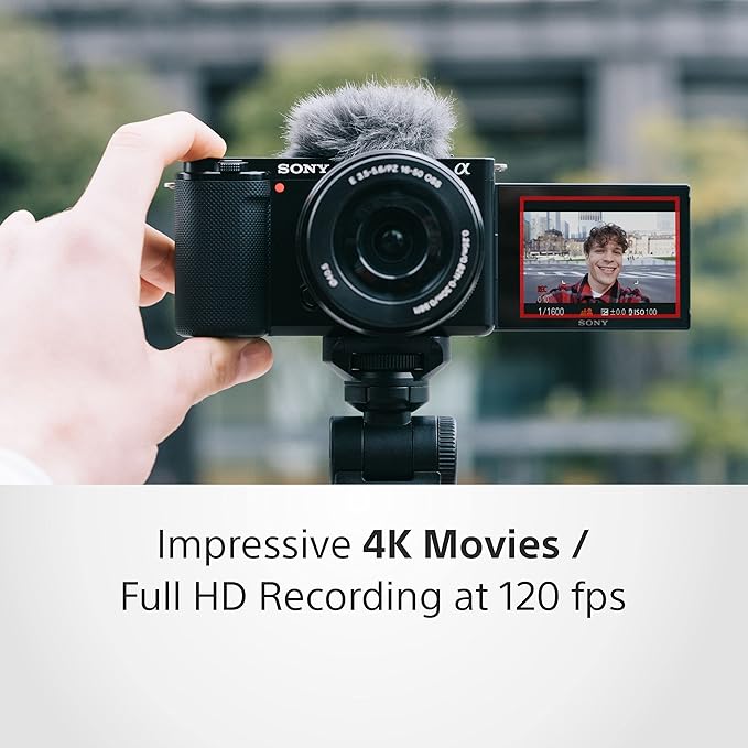 Sony Alpha ZV-E10L 24.2 Mega Pixel Interchangeable-Lens Mirrorless vlog Camera with 16-50 mm - Image 4