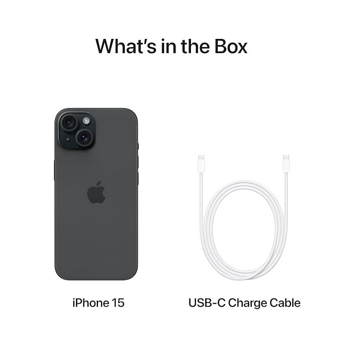 Apple iPhone 15 (256 GB) - Black - Image 6