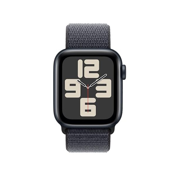 Apple Watch SE (2nd Gen, 2023) [GPS 40mm] Smartwatch with Midnight Aluminum Case with Ink Sport Loop. Fitness & Sleep Tracker, Crash Detection, Heart Rate Monitor, Retina Display - Image 2