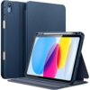 JETech Cover Case for iPad (A16) 11th/10th Generation (2025/2022) with Pencil Holder, Slim Folio Stand Protective Tablet Cover, Multi-Angle Viewing (Navy)