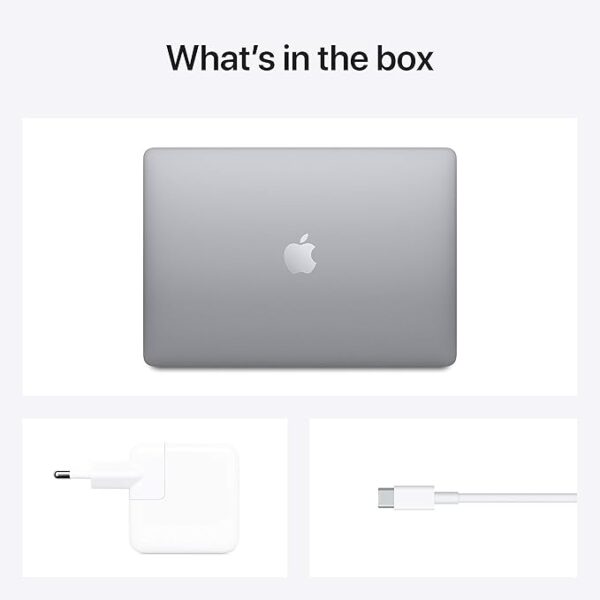 Apple MacBook Air Laptop: Apple M1 chip, 13.3-inch/33.74 cm Retina Display, 8GB RAM, 256GB SSD Storage, Backlit Keyboard, FaceTime HD Camera, Touch ID. Works with iPhone/iPad; Space Grey - Image 6