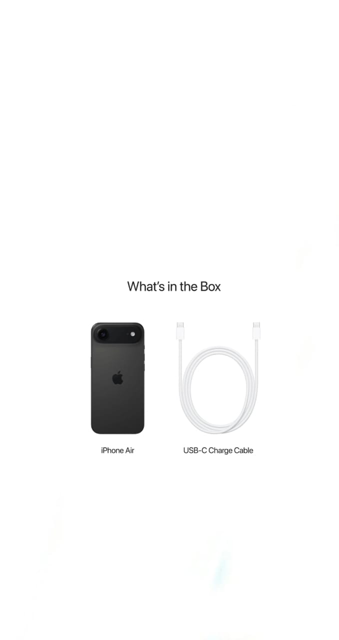 Apple iphone Air ( Space Back 1TB 8GB RAM) - Image 7