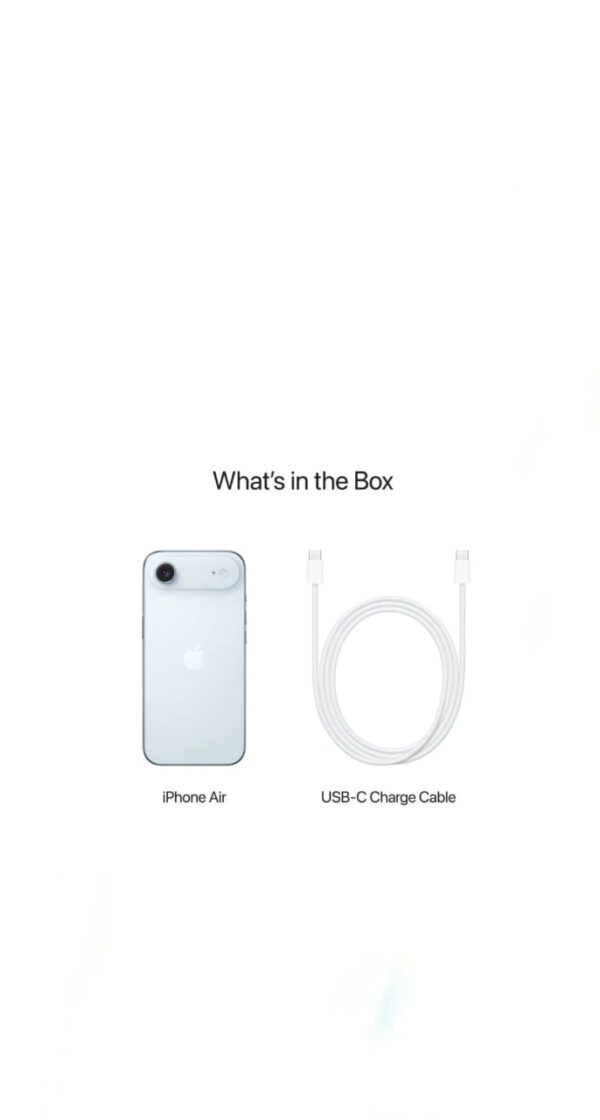 Apple iphone Air ( Sky Blue 256GB 8GB RAM) - Image 3