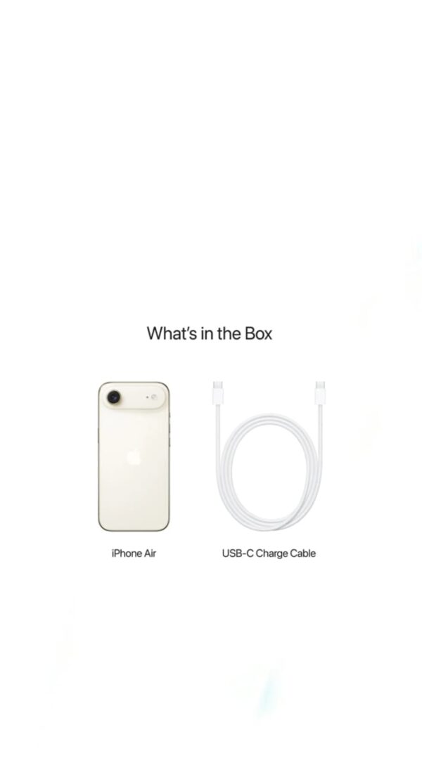 Apple iphone Air ( Light Gold 512GB 8GB RAM) - Image 5